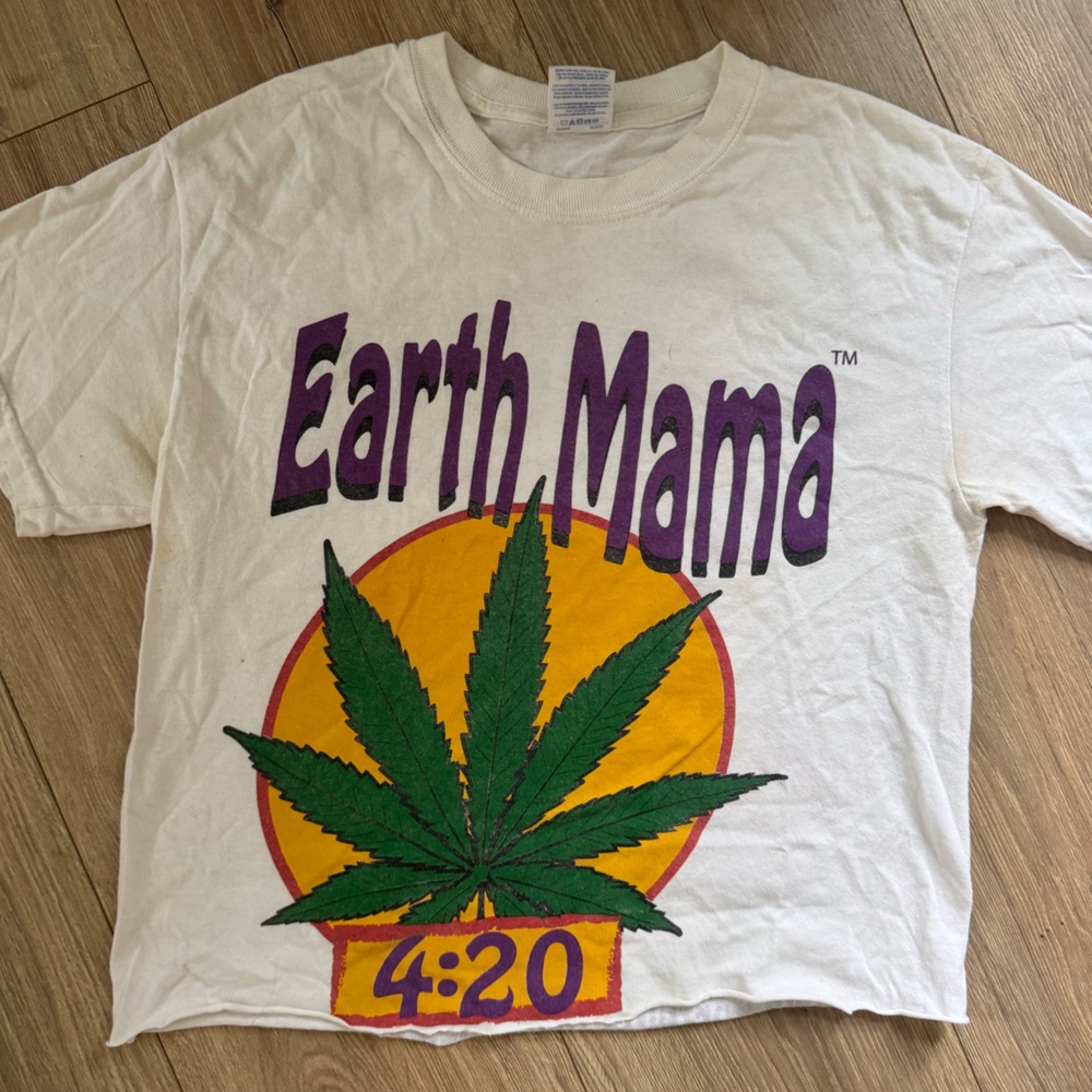 Gildan White Earth Mama Graphic Tee